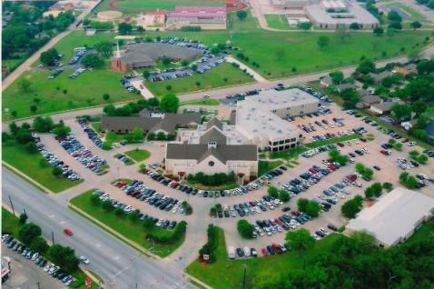 Aerial View of church campus